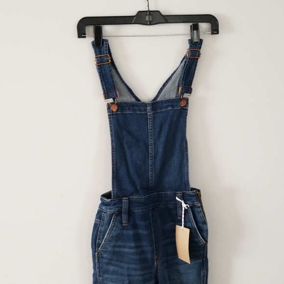 Madewell | Distressed Fray Hem Overalls (sz XXS) - Picture 2 of 8